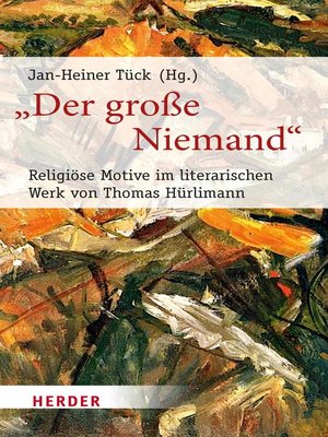 cover image of "Der große Niemand"